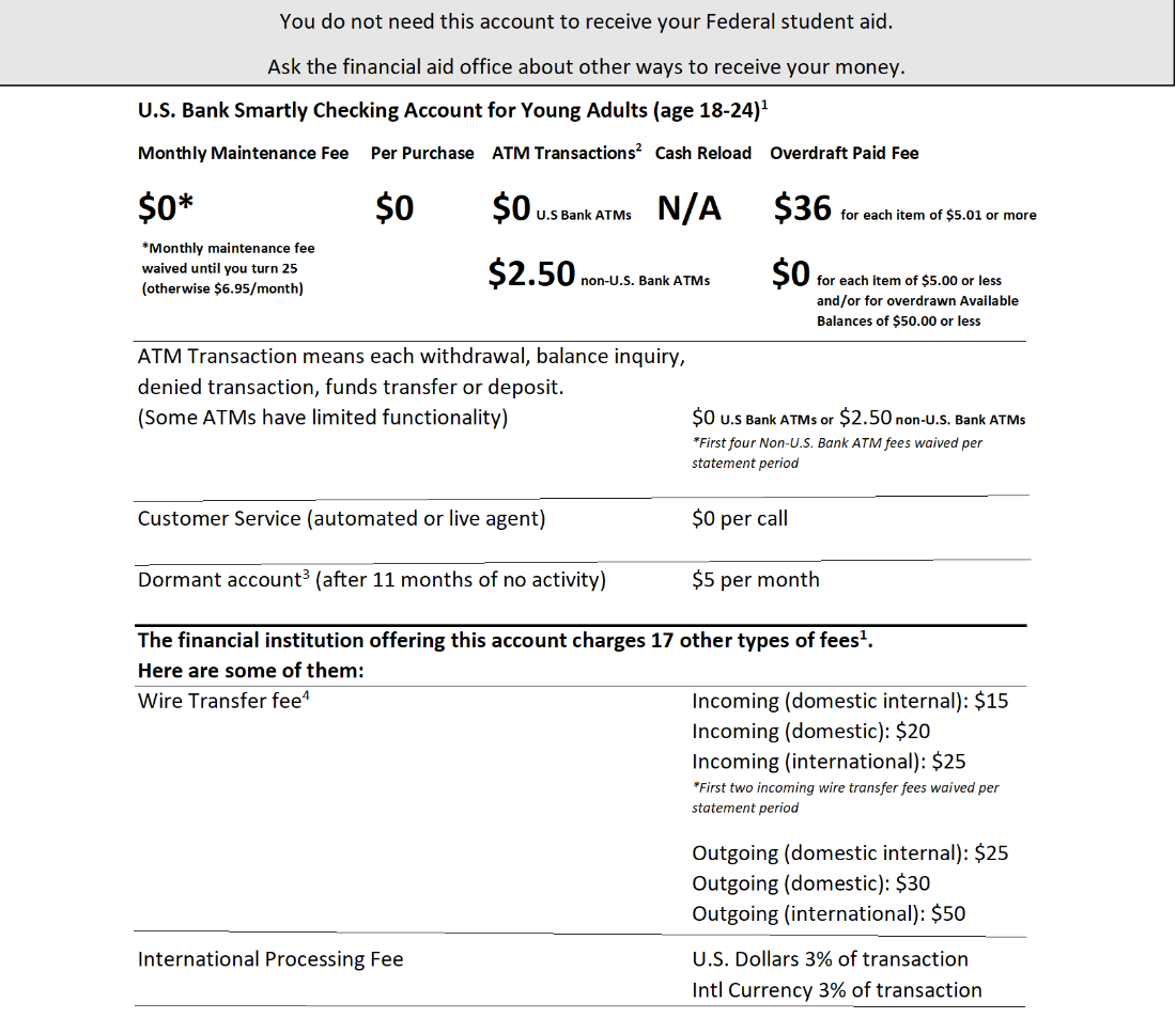 DOE April US Bank 2